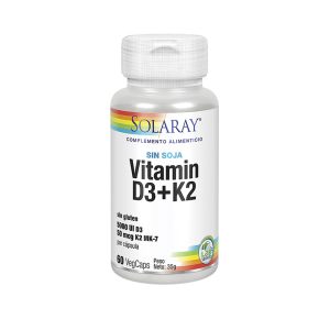 Vitamina D3 & K2, 60 cápsulas